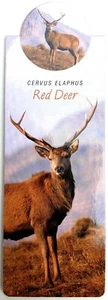 Magnetic Wildlife BOOKMARKS, Red Deer - Picture 1 of 4