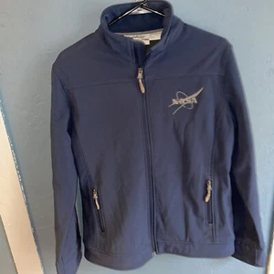 Nasa Landway Soft Shell Large Blue Zip Up Jacket G - Picture 1 of 14