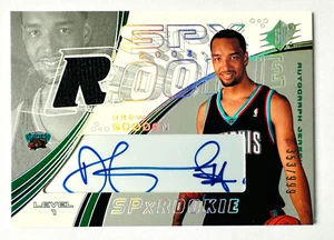 2002-03 SPx Drew Gooden AUTO Jersey RC SP #/999 SPx Rookie Grizzlies! - Picture 1 of 3