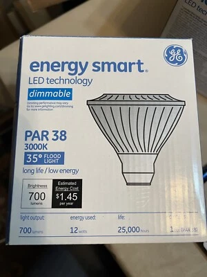 GE 66113 - LED12DP38S830/35 PAR38 Flood LED Light Bulb - Image 1 of 4