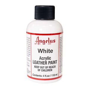 Angelus Brand Acrylic Leather & Vinyl Waterproof Sneaker Paint 4 Ounce Bottle