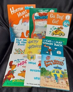 Dr. Seuss Beginner Books Hardcover Mix Lot of 9 - Picture 1 of 1