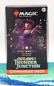 Outlaws of Thunder Junction MOST WANTED Commander Deck Magic the Gathering MTG - Picture 1 of 2