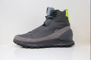 Ecco Herren EXOSTRIKE Grau Leder Chukka Schnürstiefel £185 - Bild 1 von 10