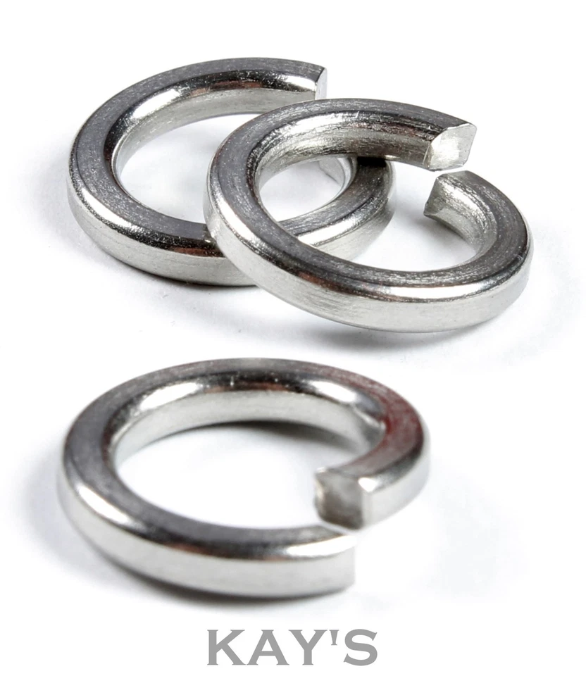 KAYFAST M5 / 5mm A2 Stainless Steel Spring Washers Fit Bolts & Screws x 50 Pc Pack