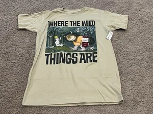 Camiseta de manga corta Where The Wild Things Are talla pequeña nueva con etiquetas - Imagen 1 de 5