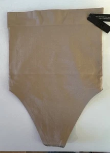 Tanga de talle alto esculpido sin costuras SKIMS, color arcilla pequeña nueva con etiquetas - Imagen 1 de 14