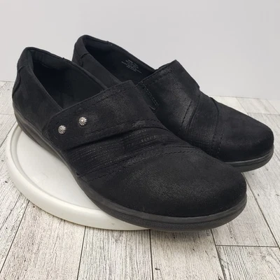 Zuecos Baretraps Darma Mujer Mocasín 10M Negro Textil Informal Cómodos Zapatos Planos Foto 1 de 4