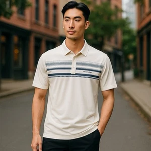 Camisa polo Travis Mathew para hombre mediana atlética rendimiento de golf - Imagen 1 de 3
