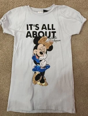 Zara Girls T Shirt Disney Dress Size 6y - Image 1 of 3
