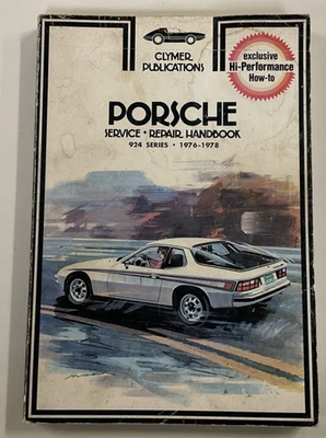 Manual de reparación de servicio Porsche 1976 a 1978 por Ray Hoy SC 1978 Clymer Pub de colección Foto 1 de 4