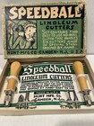 Vintage Speedball Linoleum Cutter set NOS USA