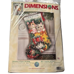 NUEVAS Medias Dimensions Navidad Gatitos Gatos Punta Aguja 9137 2006 Nuevo en Paquete - Imagen 1 de 4