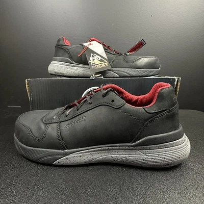 Zapatos de Trabajo Rocky Puntera Comp Industrial Athletix Tenis Negros Para Hombre 10 RKK0367 Foto 1 de 4