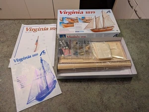 Artesania Latina 2013 modelo de barco Virginia 1819 escala 1:41 bolsas selladas en español - Imagen 1 de 6