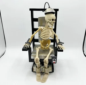Gemmy Joltin Jack Animated Skeleton Shocking Electric Chair Halloween WORKS Read - Picture 1 of 14