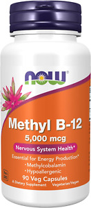 Now Foods Methyl B-12 5000 mcg, 90 Vegetable Capsule