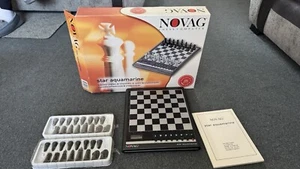 Novag Electronic Chess Computer Star Aquamarine, Model #1033 - Complete - Picture 1 of 15