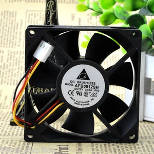 Delta AFB0812SH-F00 fan 12V 0.51A 80*80*25mm 3Pin cooling fan - Picture 1 of 3