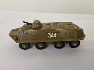 BTR 60 METAL USSR SOVIET TANK MODEL 1:43 MILITARY ARMOR VEHICLE RARE ARMY GREEN - Image 1 of 4