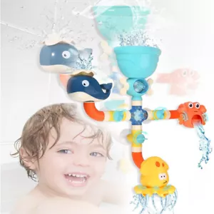 Baby Bath Toy Water Spray Monkey Model Kids Bath Suction Water Toys Bath Playing - Picture 1 of 12
