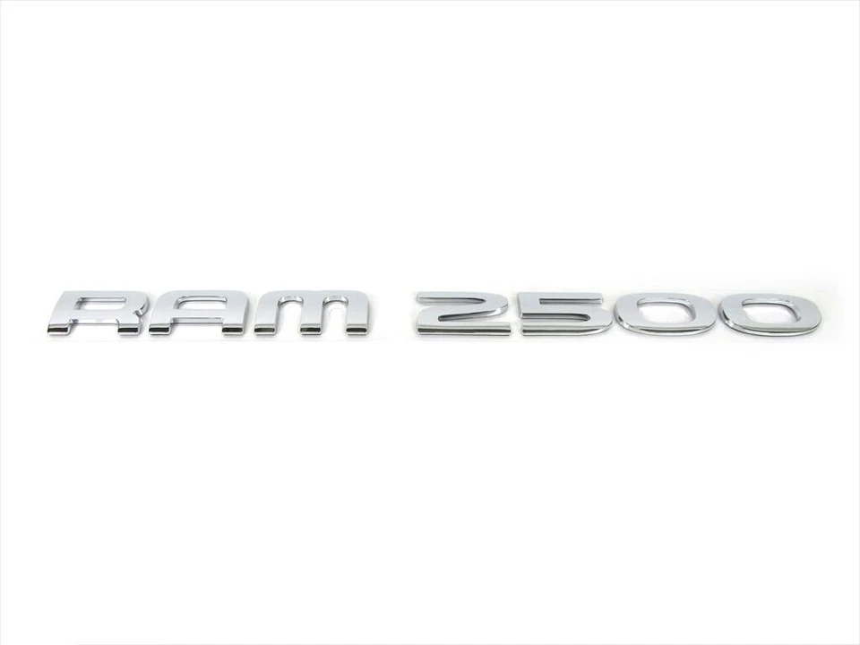 Dodge Ram 2500 2003-2009 placa de identificación emblema cromado OEM NUEVO MOPAR GENUINO Foto 1 de 4
