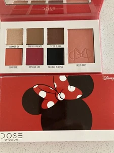 Disney dose of colors Minnie mouse eyeshadow palette new in box 6 shades & Blush - Picture 1 of 4