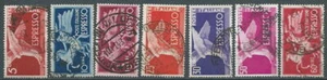 1945-52 ITALIA USATO ESPRESSO 7 VALORI RUOTA - ED06 - Picture 1 of 1