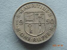 1950 Mauritius ✅ 1 Rupee