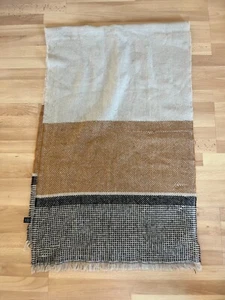 Color Block breiter Winterschal mit Fransenkanten, Einheitsgröße. - Bild 1 von 2