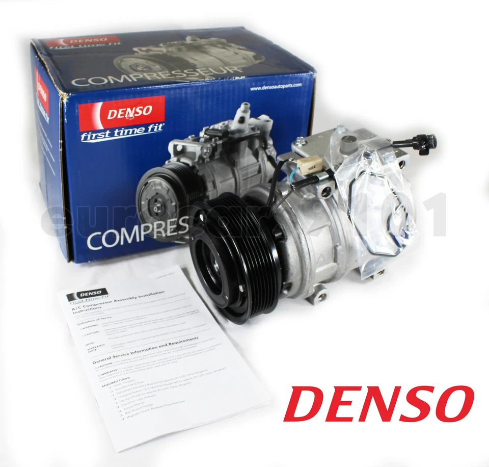 New! Jaguar XJ8 DENSO A/C Compressor and Clutch 471-1358 MCA7300AE - Image 1 of 1