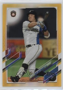 2021 Topps NPB Nippon Professional Baseball Gold Rainbow Foil Ryo Watanabe #213