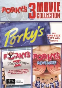 Porky's Three Movie Collection Porky's, Porkys Two, Porky's Revenge DVD New - Picture 1 of 2