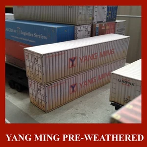 Freight Shipping Containers Yang Ming 40ft and 45ft x 4 OO Gauge - Picture 1 of 3