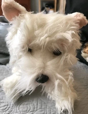 GANZ Webkinz Signature White Plush West Highland Terrier Puppy Dog "No Code" - Image 1 of 4