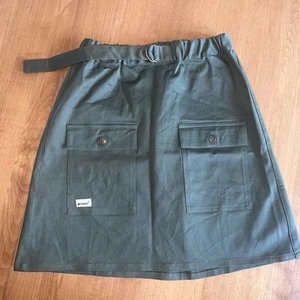 Girl Scouts Youth Girls Large Dark Green Scouting Uniform Skirt Stretch Pockets - Picture 1 of 8