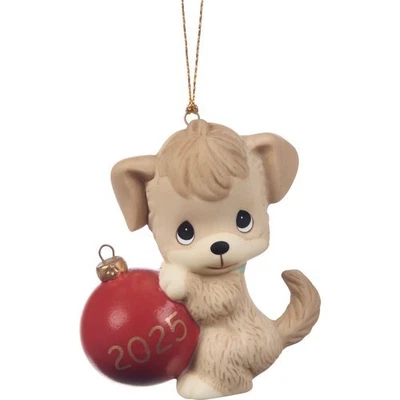 Precious Moments 2025 Dated DOG Christmas Ornament Howl-iday Cheer NEW 251008