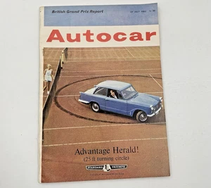Autocar Magazine - July 27 1962 - Picture 1 of 4