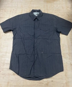 Volcom Stone Boardwear Design Collectable Striped Short Sleeve Shirt - Men’s L - Picture 1 of 8