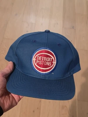 🔥 Sombrero snapback vintage DETROIT PISTONS DREW PEARSON ~ ¡¡SIN USAR!!! Foto 1 de 4