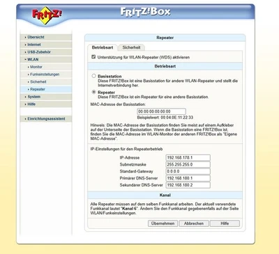 Fritzbox 3070 von  AVM als Repeater / WLAN-Router - Bild 1 von 4