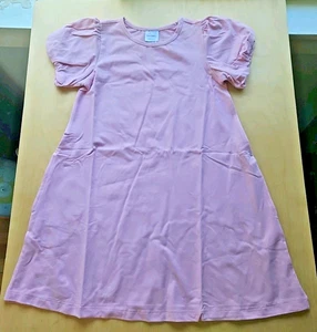 NWT Hanna Andersson BUBBLE SLEEVE SWING DRESS PINK LILAC 130 8 $40 - Picture 1 of 6