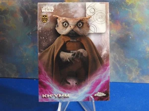 Kh'ymm 2025 Topps Chrome Star Wars #CE-33 CE / Collector Refractor Exclusive. - Picture 1 of 6