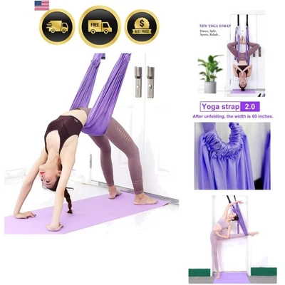 Yoga Stretch Strap Leg Back Support Flexibility Trainer Fitness Gear - Image 1 of 4