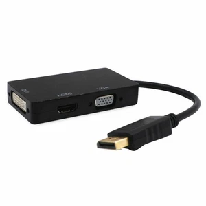 3 In 1 Displayport DP Male To HDMI/DVI/VGA Female Adapter Converter Cable 1080P - Bild 1 von 3