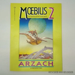 * Signed * Jean Giraud MOEBIUS #2 ARZACH Fantasy Graphic Novel 1987 - Picture 1 of 14