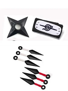 UK Seller 9 PCS Anime Naruto Cosplay Headband Props Accessories Sets Gift  - Picture 1 of 4