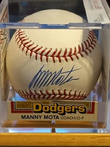 MANNY MOTA-Los Angeles Dodgers Signed OML Baseball (JSA) - Picture 1 of 8