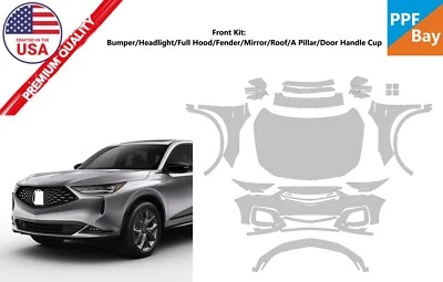 Película de protección de pintura frontal PreCutKit PPF para Acura MDX A-Spec 2025 Foto 1 de 4
