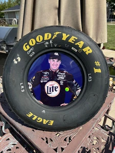 RUSTY WALLACE NASCARS MILLER LITE BEER / GOODYEAR RACING TIRE.- RARE - Picture 1 of 5
